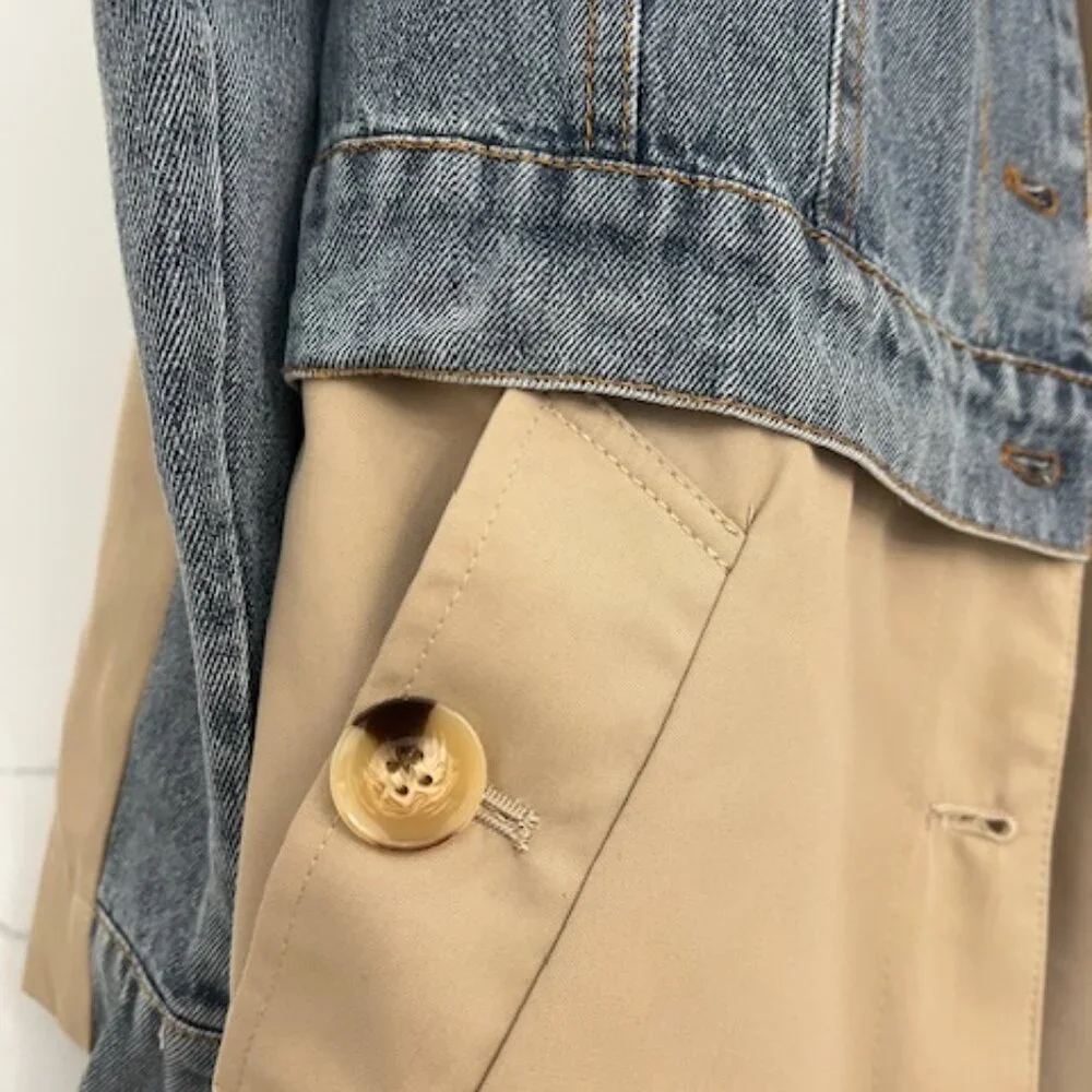 Galita Hybrid Denim Trench Coat - Picture 14 of 16